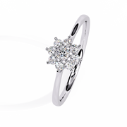 Lovely Flush Form Ladies Ring (LR14299)