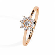 Lovely Flush Form Ladies Ring (LR14299)