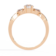 Ethereal Criss-Cross Heart Ladies Ring (LR14301)