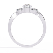 Ethereal Criss-Cross Heart Ladies Ring (LR14301)