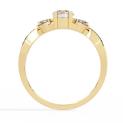 Ethereal Criss-Cross Heart Ladies Ring (LR14301)