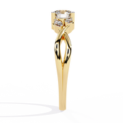 Ethereal Criss-Cross Heart Ladies Ring (LR14301)