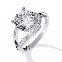 Hypnotic Tension Flame Ladies Ring (LR14302)