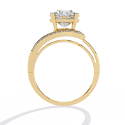 Hypnotic Tension Flame Ladies Ring (LR14302)