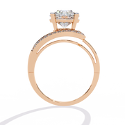 Hypnotic Tension Flame Ladies Ring (LR14302)