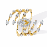 Aura Bar Shape Ladies Ring (LR14305)