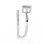 Gleaming Tension Profile Ladies Ring (LR14307)