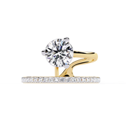 Gleaming Tension Profile Ladies Ring (LR14307)