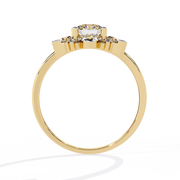 Sparkling Trellis Outline Ladies Ring (LR14310)