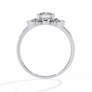 Sparkling Trellis Outline Ladies Ring (LR14310)