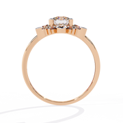 Sparkling Trellis Outline Ladies Ring (LR14310)