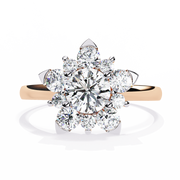 Sparkling Trellis Outline Ladies Ring (LR14310)