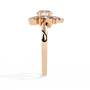 Sparkling Trellis Outline Ladies Ring (LR14310)