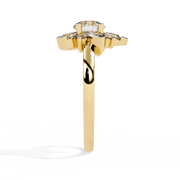 Sparkling Trellis Outline Ladies Ring (LR14310)