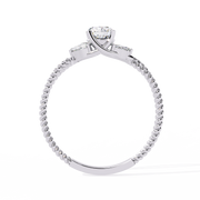Striking Criss-Cross Memory Ladies Ring (LR14314)