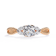 Striking Criss-Cross Memory Ladies Ring (LR14314)