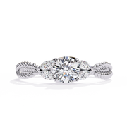 Striking Criss-Cross Memory Ladies Ring (LR14314)