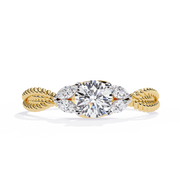 Striking Criss-Cross Memory Ladies Ring (LR14314)