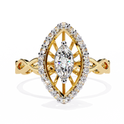 Beautiful Cluster Muscle Ladies Ring (LR14315)