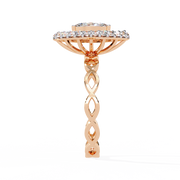 Beautiful Cluster Muscle Ladies Ring (LR14315)