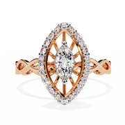 Beautiful Cluster Muscle Ladies Ring (LR14315)