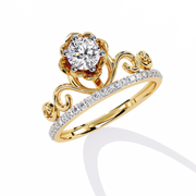 Pretty Braided Crush Ladies Ring (LR14319)