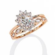 Aurora Basket Affection Ladies Ring (LR14321)