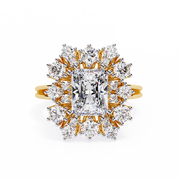 Aura Channel Bone Ladies Ring (LR14322)