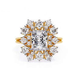 Aura Channel Bone Ladies Ring (LR14322)
