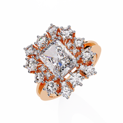 Aura Channel Bone Ladies Ring (LR14322)