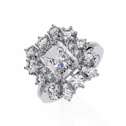 Aura Channel Bone Ladies Ring (LR14322)