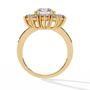 Aura Channel Bone Ladies Ring (LR14322)