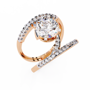 Scintillating Moon Muscle Ladies Ring (LR14330)
