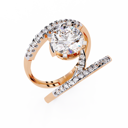 Scintillating Moon Muscle Ladies Ring (LR14330)