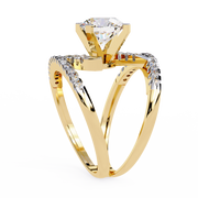 Scintillating Moon Muscle Ladies Ring (LR14330)