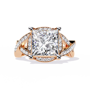 Gorgeous Twisted Memory Ladies Ring (LR14332)