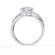 Dazzling Moon Contour Ladies Ring (LR14335)