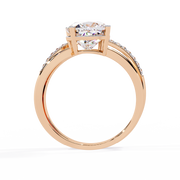 Dazzling Moon Contour Ladies Ring (LR14335)
