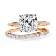 Dazzling Moon Contour Ladies Ring (LR14335)