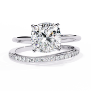 Dazzling Moon Contour Ladies Ring (LR14335)