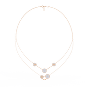 Twinkling Pegasus Contour Necklace (NK14001)