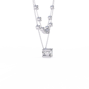 Majestic Shared-Prong Skeleton Necklace (NK14002)