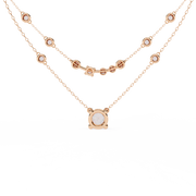 Majestic Shared-Prong Skeleton Necklace (NK14002)