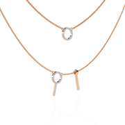 Coruscating Knot Ember Necklace (NK14009)