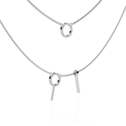 Coruscating Knot Ember Necklace (NK14009)