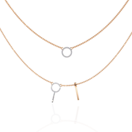 Coruscating Knot Ember Necklace (NK14009)