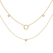 Regal Bypass Framework Necklace (NK14010)