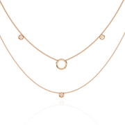 Regal Bypass Framework Necklace (NK14010)