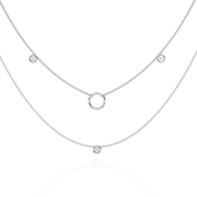 Regal Bypass Framework Necklace (NK14010)