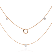 Regal Bypass Framework Necklace (NK14010)